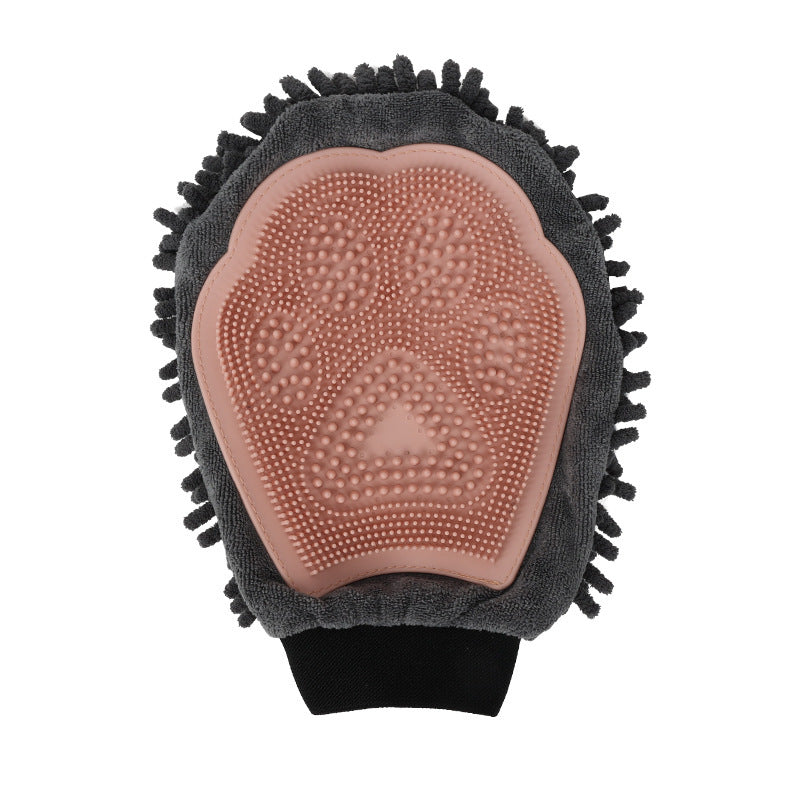 2-in-1 Haustier-Badehandschuh