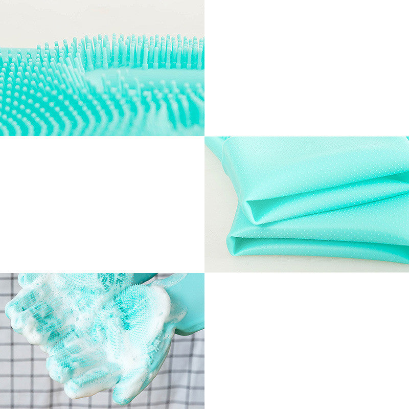 Silikon-Haustierbürsten-Handschuh