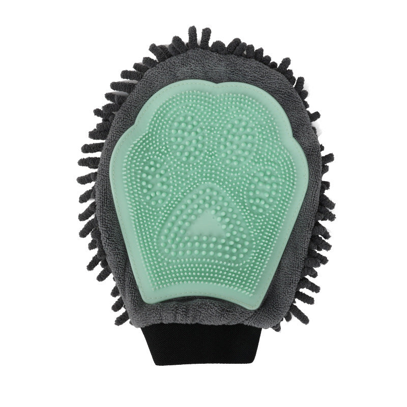 2-in-1 Haustier-Badehandschuh