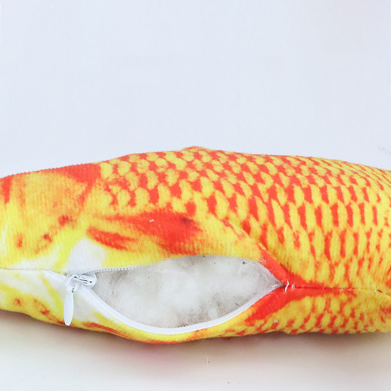 Katzenspielzeug – Plüschfisch